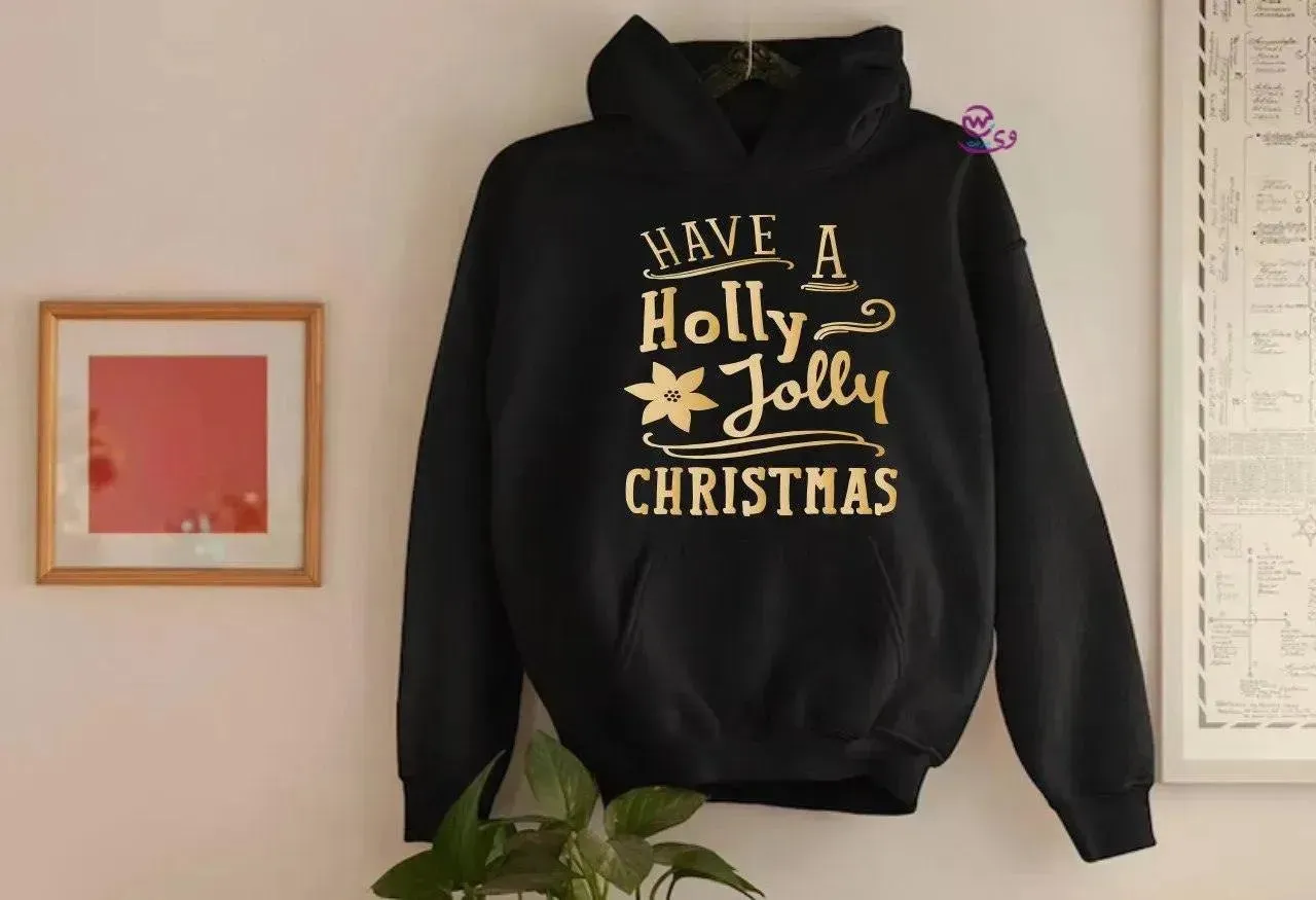 Adult Hoodies - Christmas -Gold printing