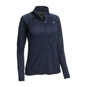 Ariat Ladies Sunstopper 2.0 1/4 Zip Baselayer - Navy