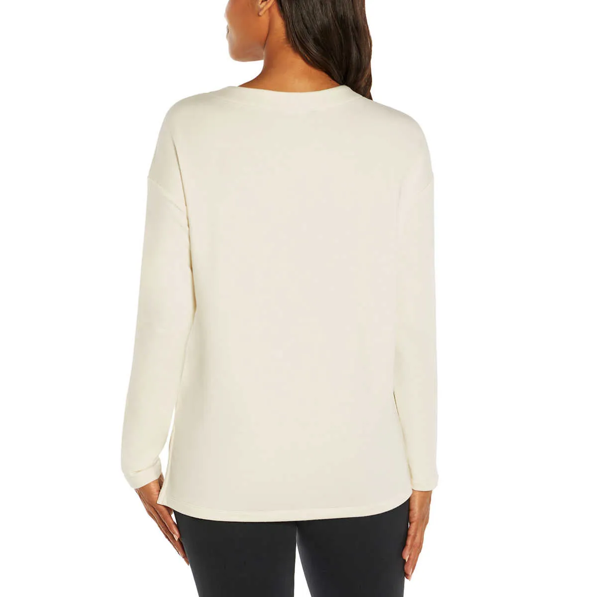 Banana Republic Women's Soft French Terry Relaxed Fit Crewneck Top