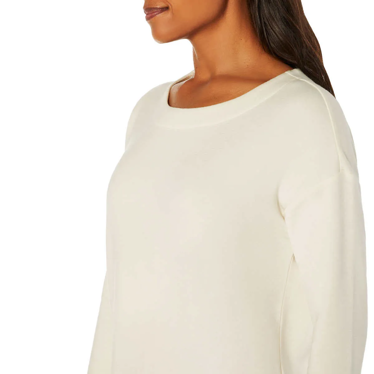 Banana Republic Women's Soft French Terry Relaxed Fit Crewneck Top