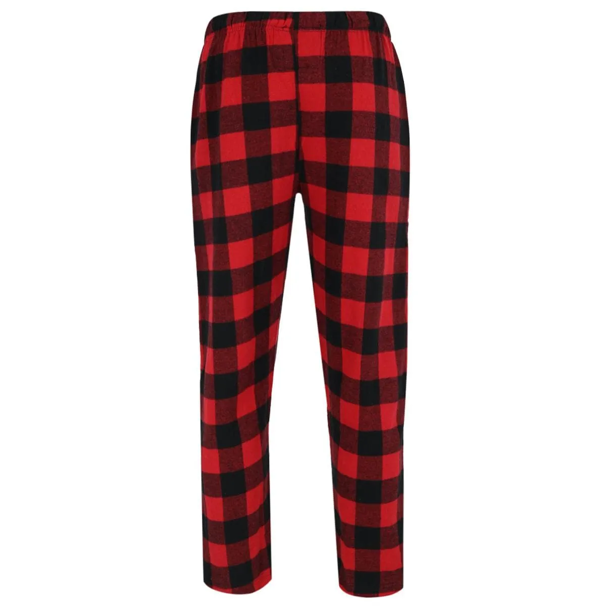 Bottoms Out Men's Plaid Flannel Open Bottom Pants