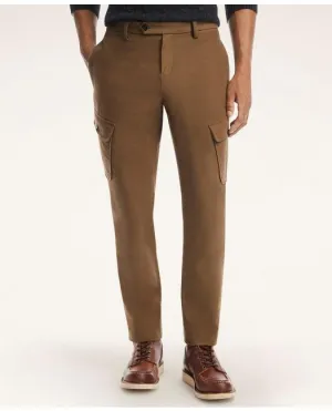 Brooks Brothers Men's Brushed Cotton Moleskin Cargo Pants Olive