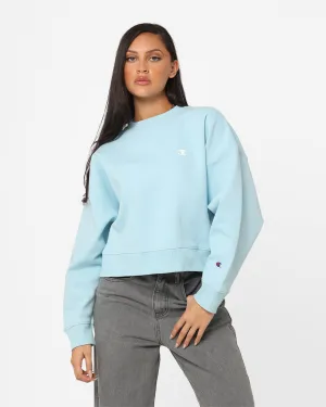 Champion Women's Rochester Base Crewneck Iced Blue CSI