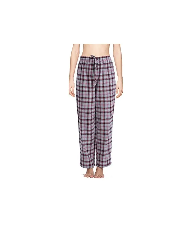 CYZ Women's 100% Cotton Super Soft Flannel Plaid Pajama/Lounge Pants