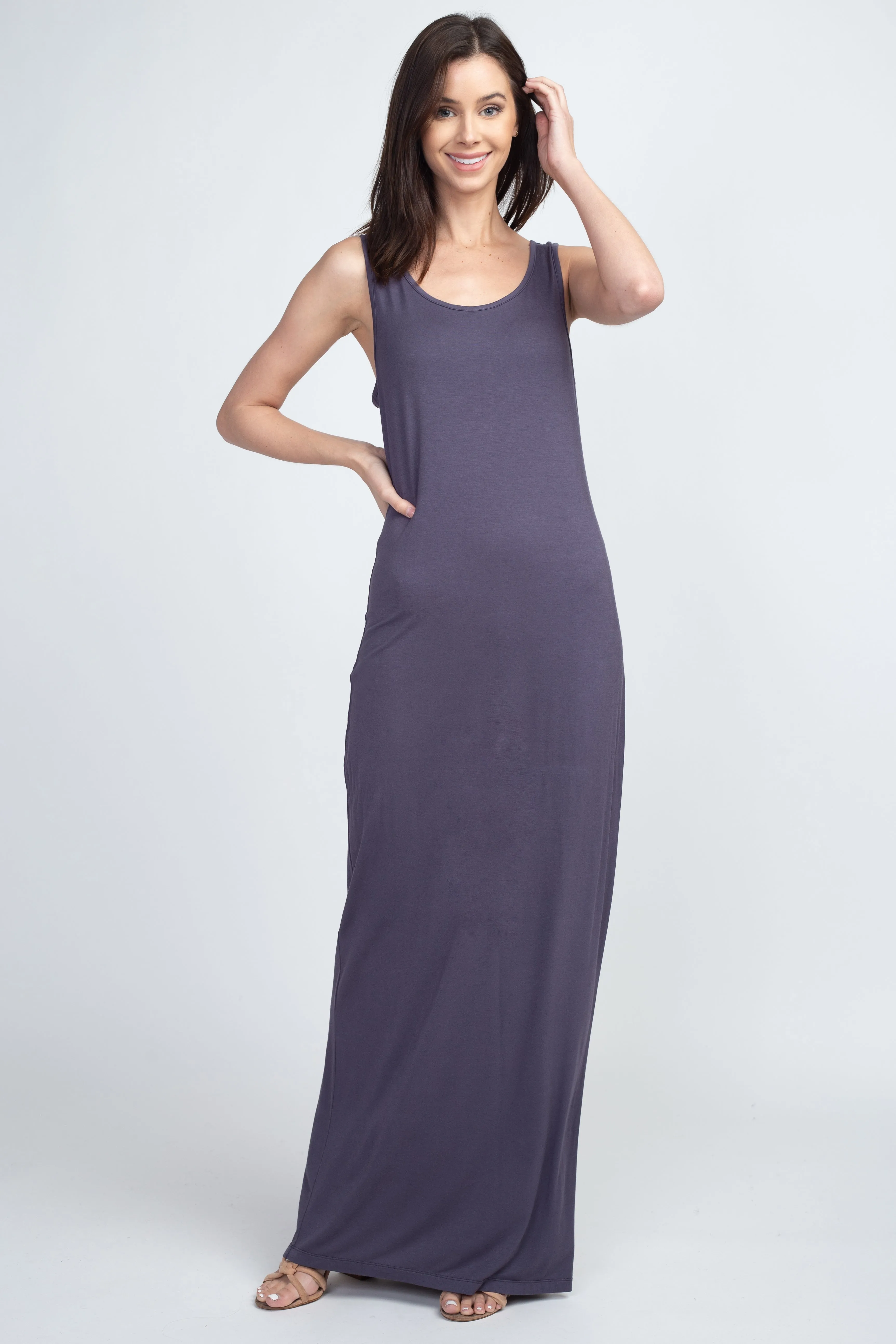 Easy Breezy Tank Maxi Bodycon Dress