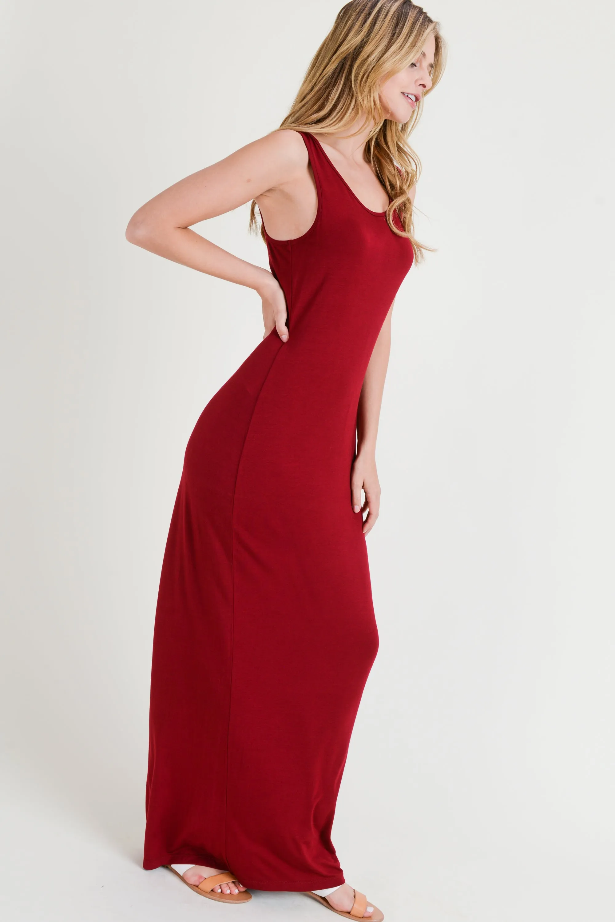 Easy Breezy Tank Maxi Bodycon Dress