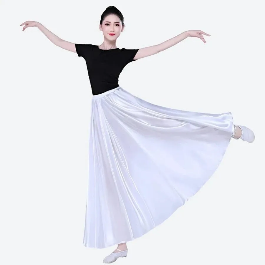 Elegant Flowing Dance Maxi Skirts