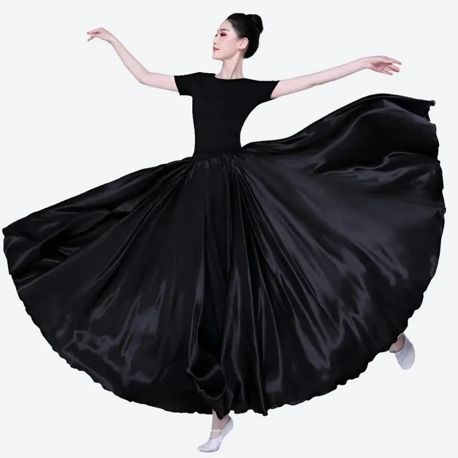 Elegant Flowing Dance Maxi Skirts