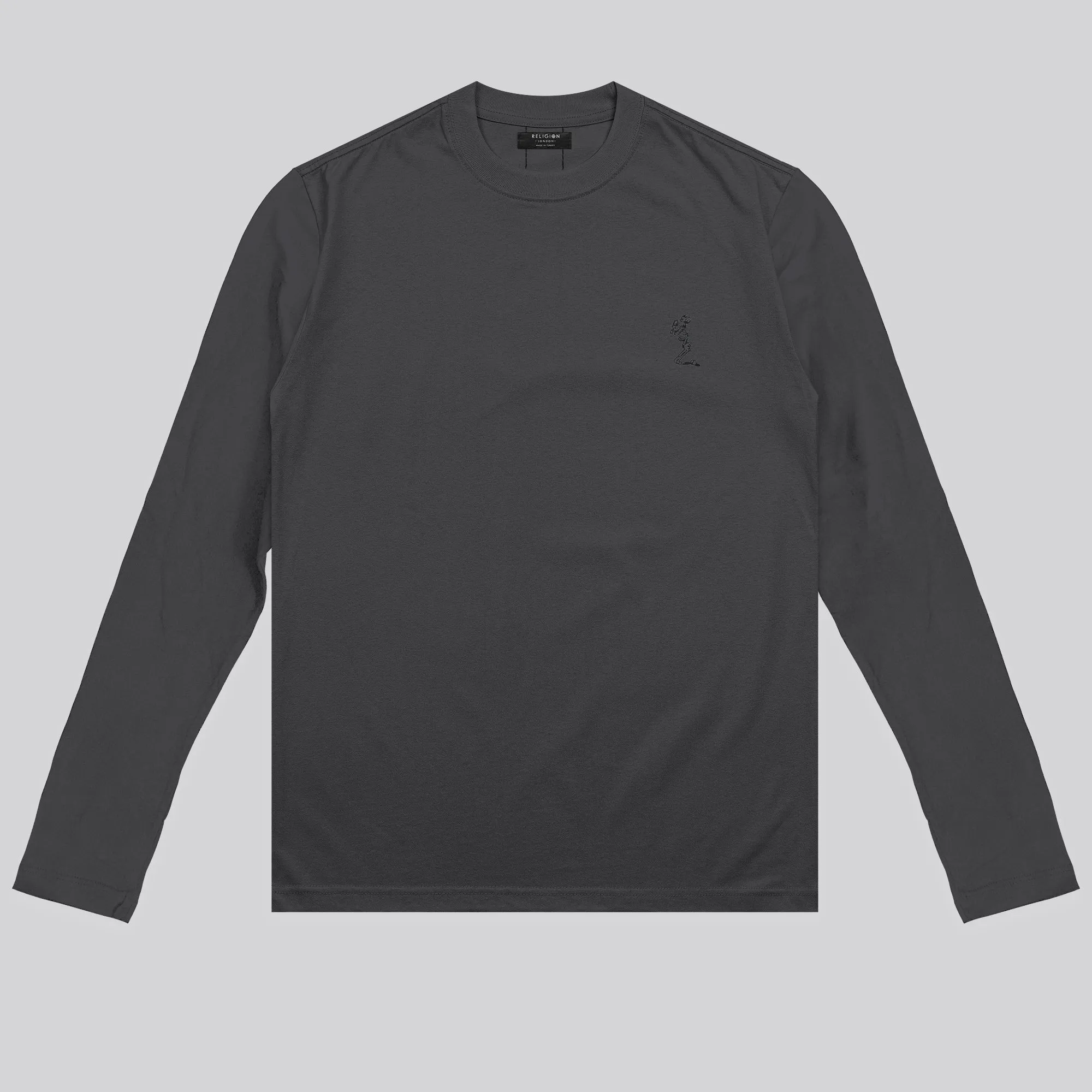 ESSENTIAL CORE BLACK OYSTER LONG SLEEVE T-SHIRT