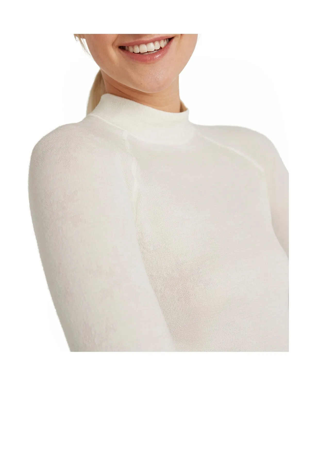 Falke Snowflake White Ski Base Layer