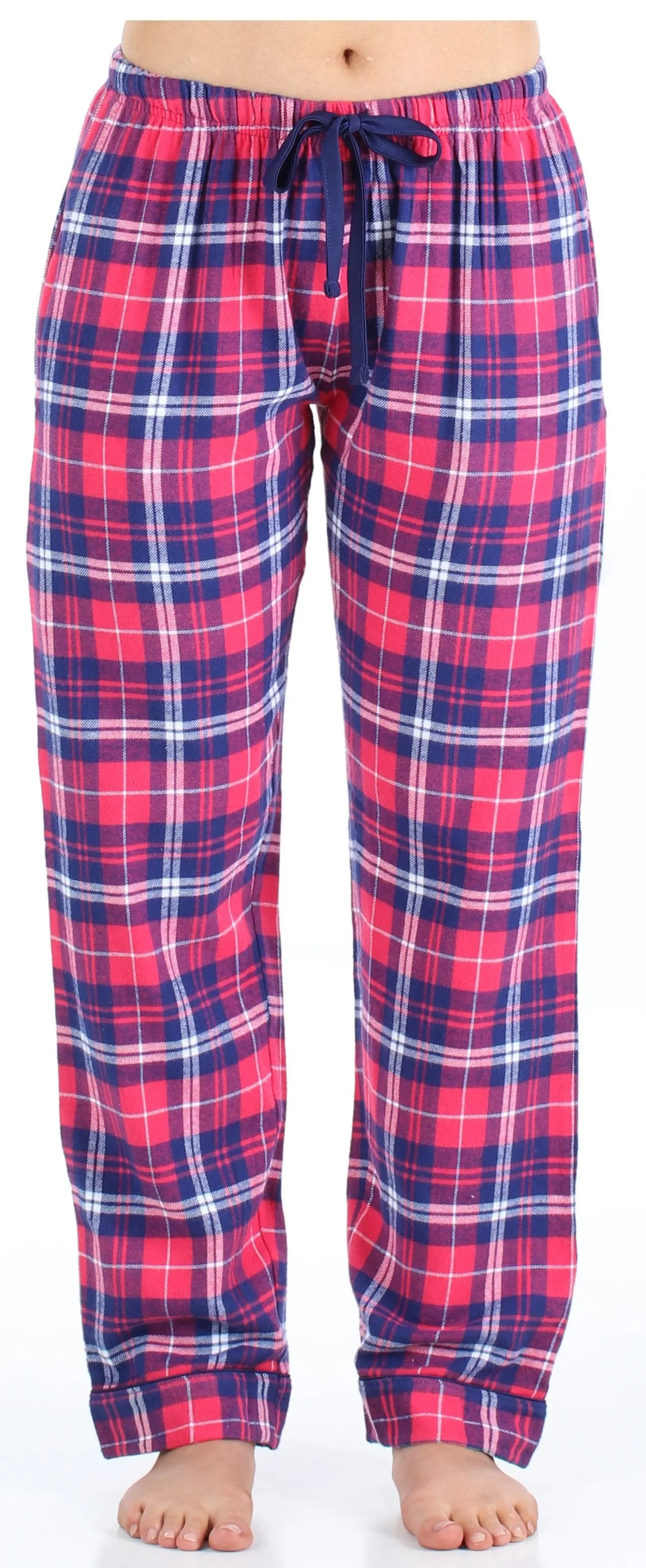 Frankie & Johnny Women’s Cotton Flannel Plaid Pajama Sleep Pants