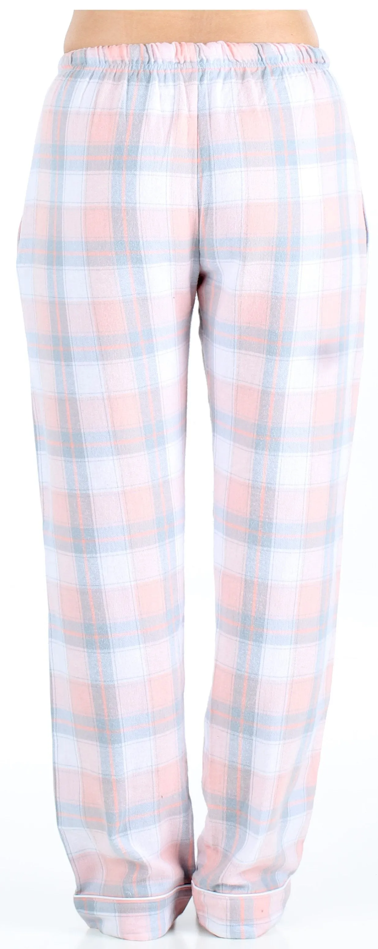 Frankie & Johnny Women’s Cotton Flannel Plaid Pajama Sleep Pants