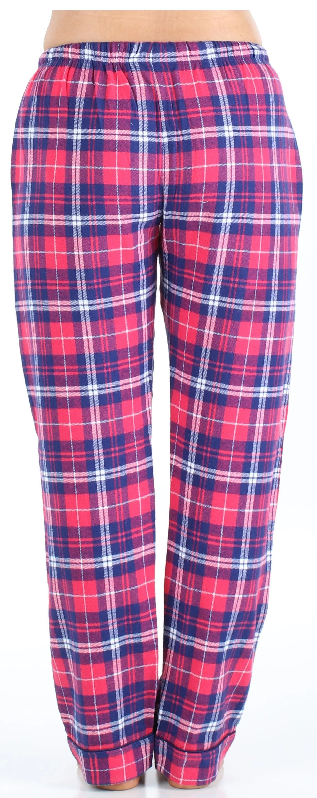 Frankie & Johnny Women’s Cotton Flannel Plaid Pajama Sleep Pants