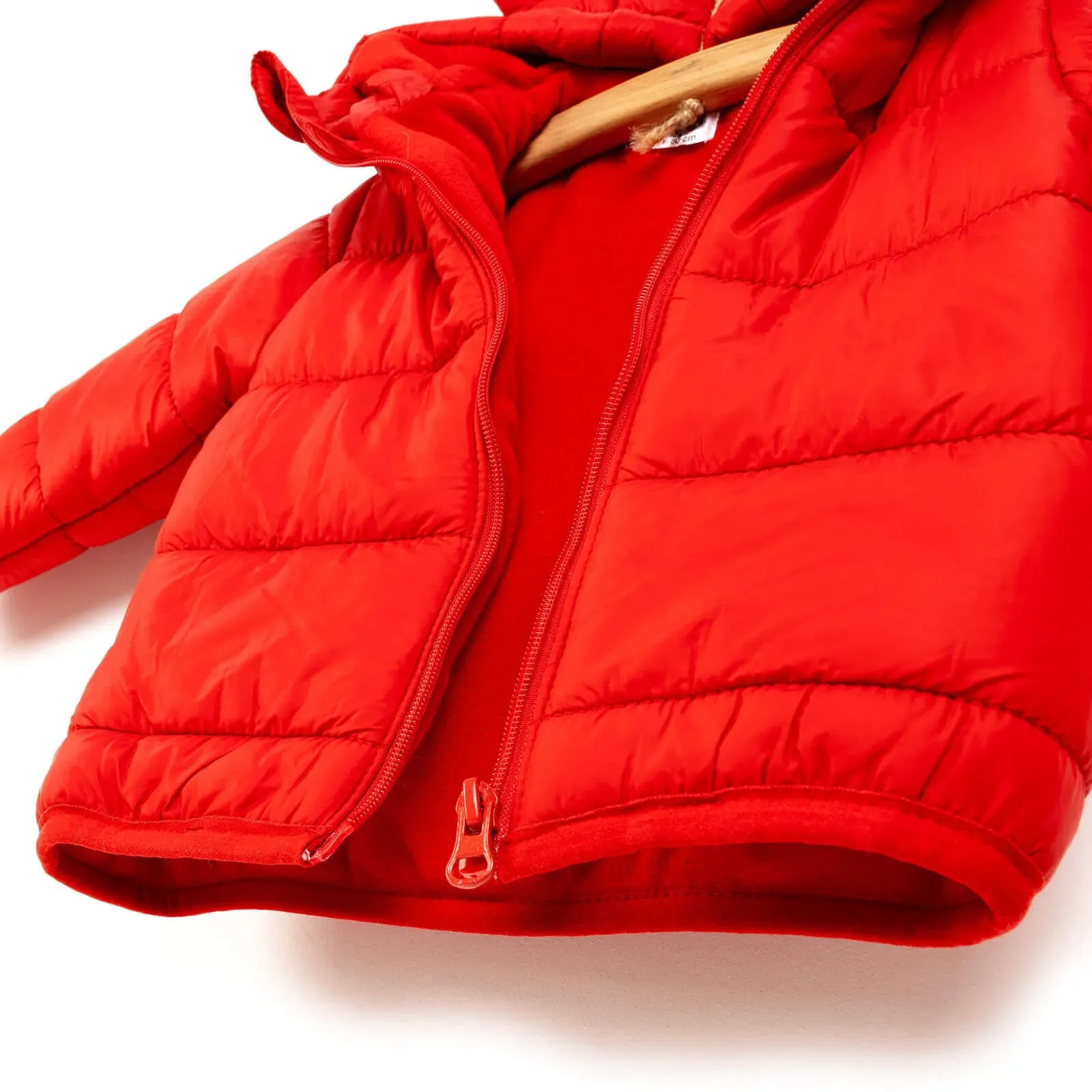 HelloBaby Eared Hoodie Coat - Red