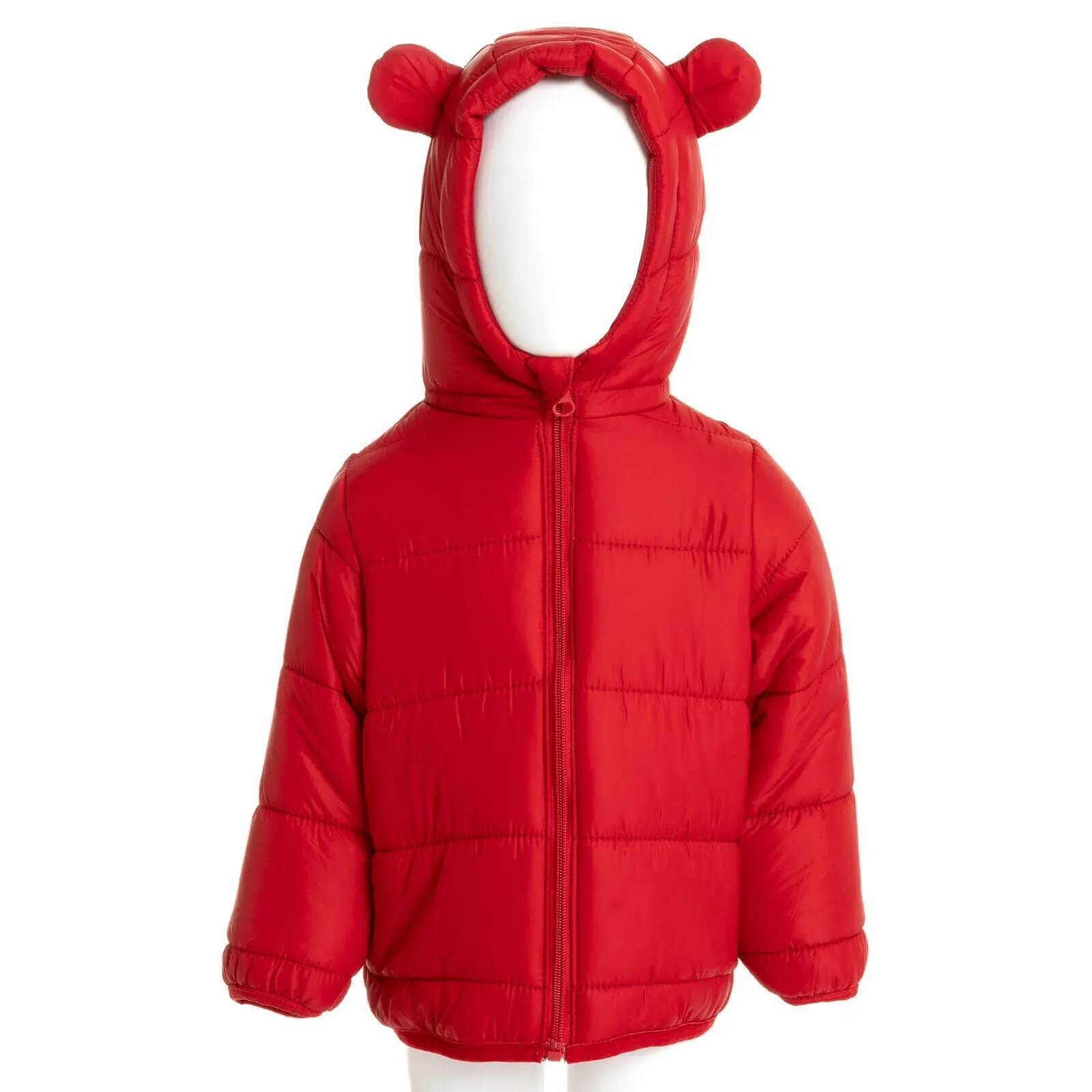 HelloBaby Eared Hoodie Coat - Red