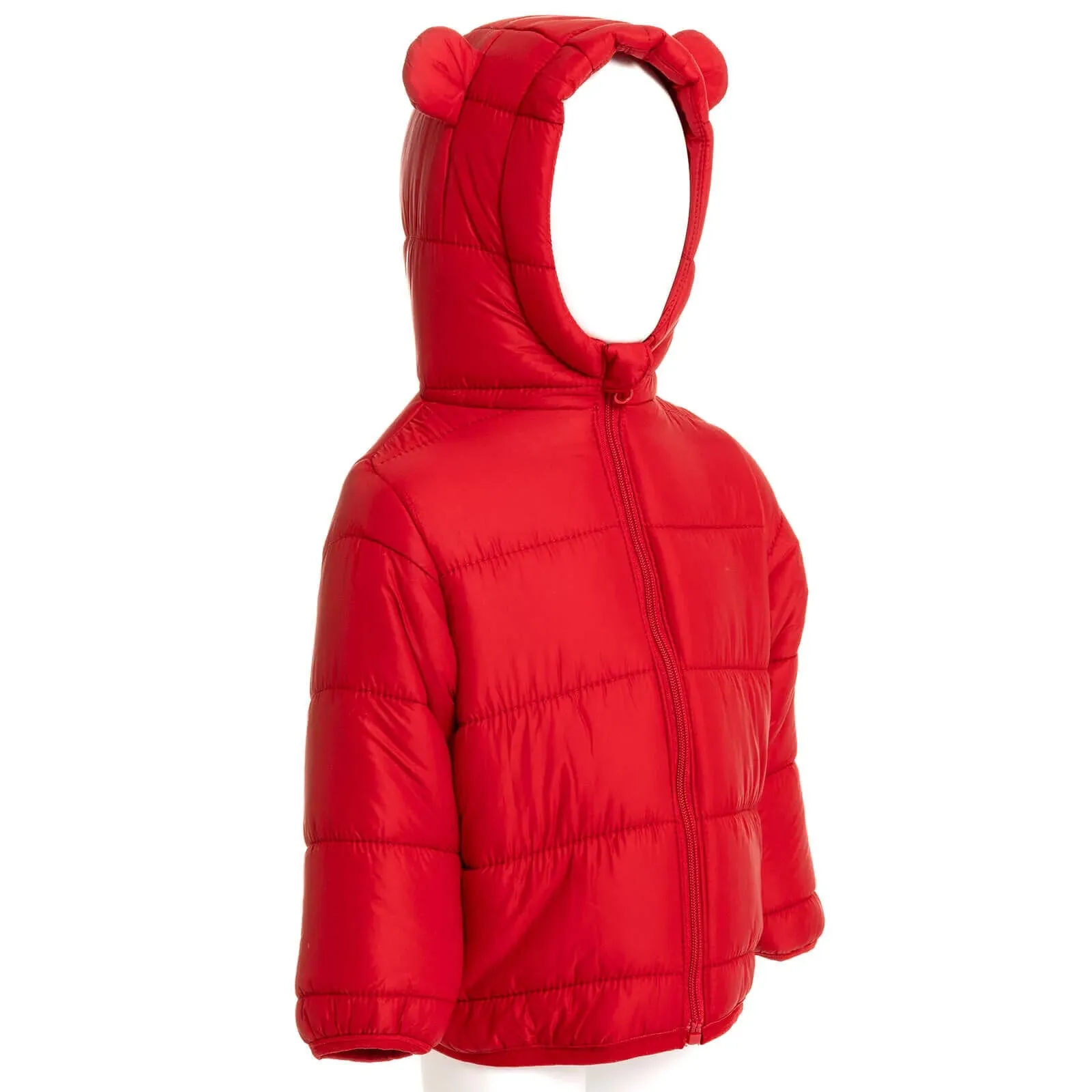 HelloBaby Eared Hoodie Coat - Red