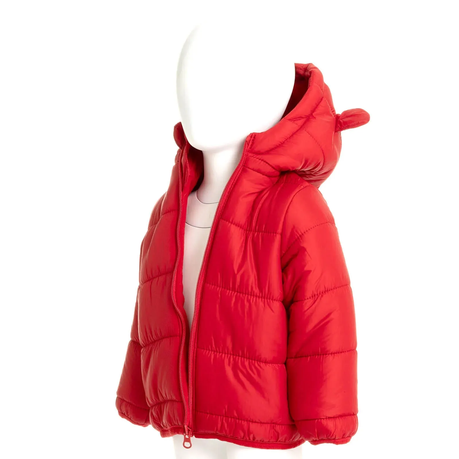 HelloBaby Eared Hoodie Coat - Red