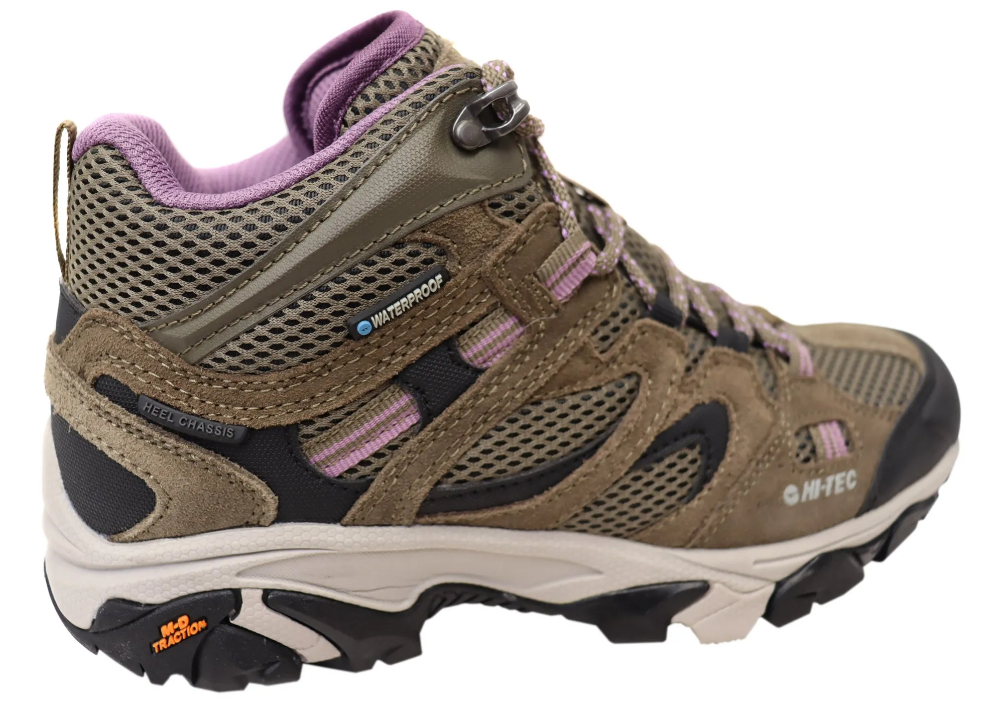 Hi Tec Womens Comfortable Ravus Vent Mid Waterproof Hiking Boots