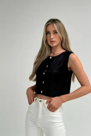 Holly Waistcoat In Black