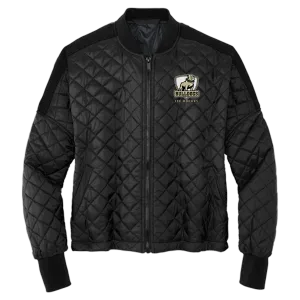 HVM Bulldogs Mercer Mettle Womens Boxy Quilted Jacket