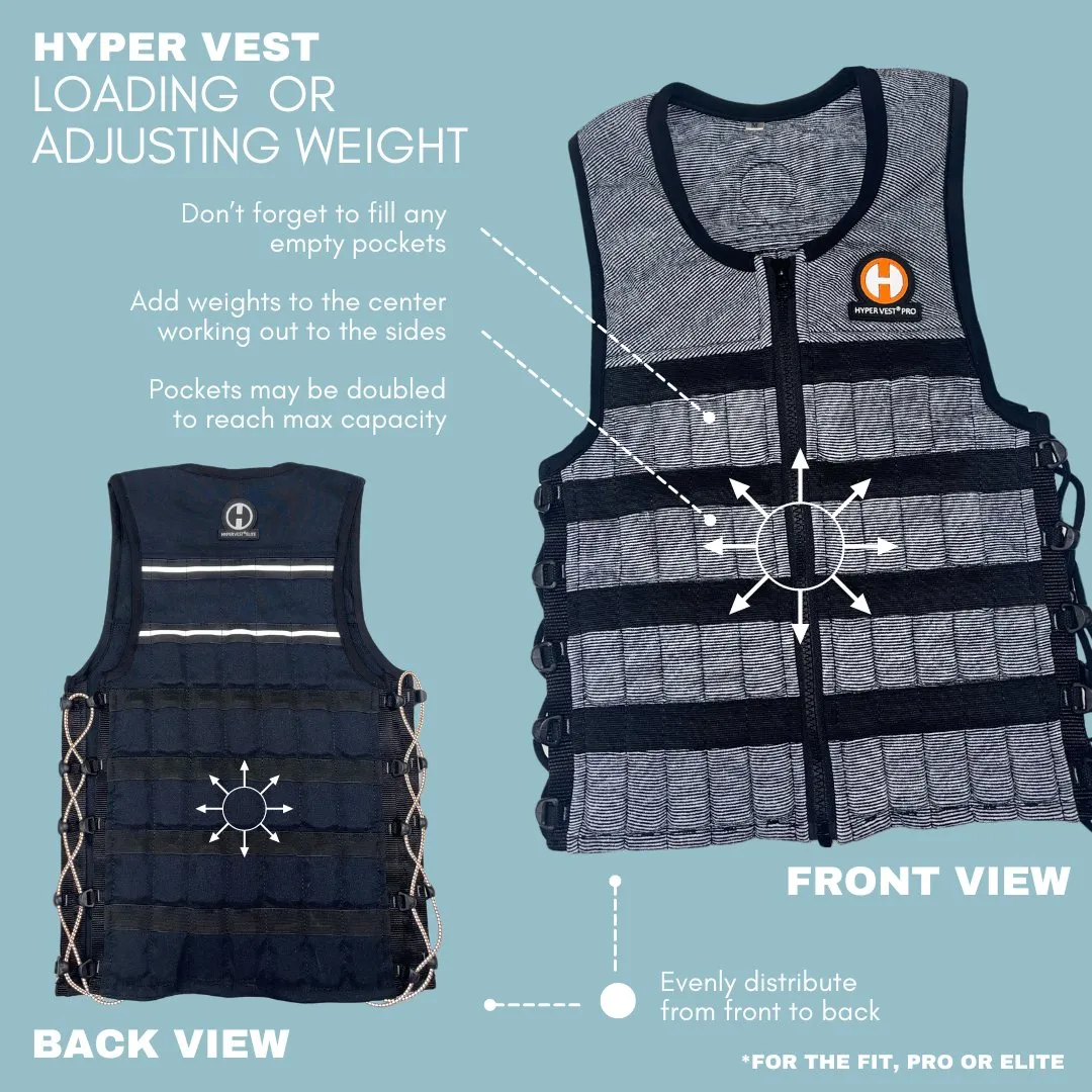 Hyper Vest ELITE Weighted Vest | Thin, Comfortable, & High-Performance