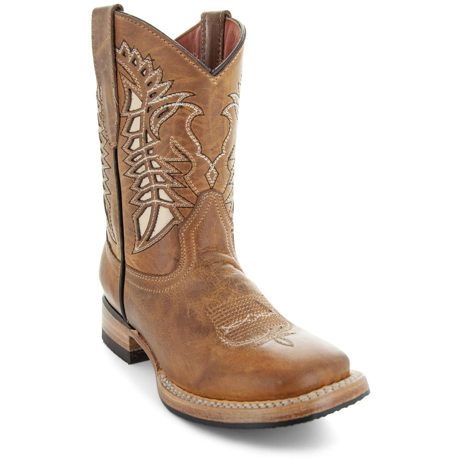 Kids' Tan Country Boots | Everyday Western Boots for Kids (K3007)