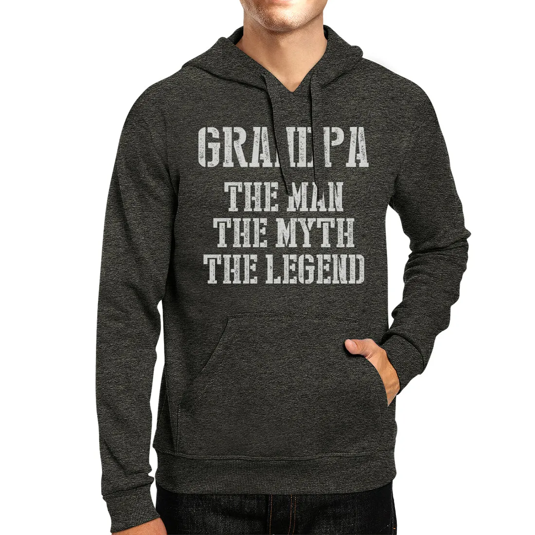 Legend Grandpa Unisex Fleece Hoodie Cute Funny Fathers Day Present