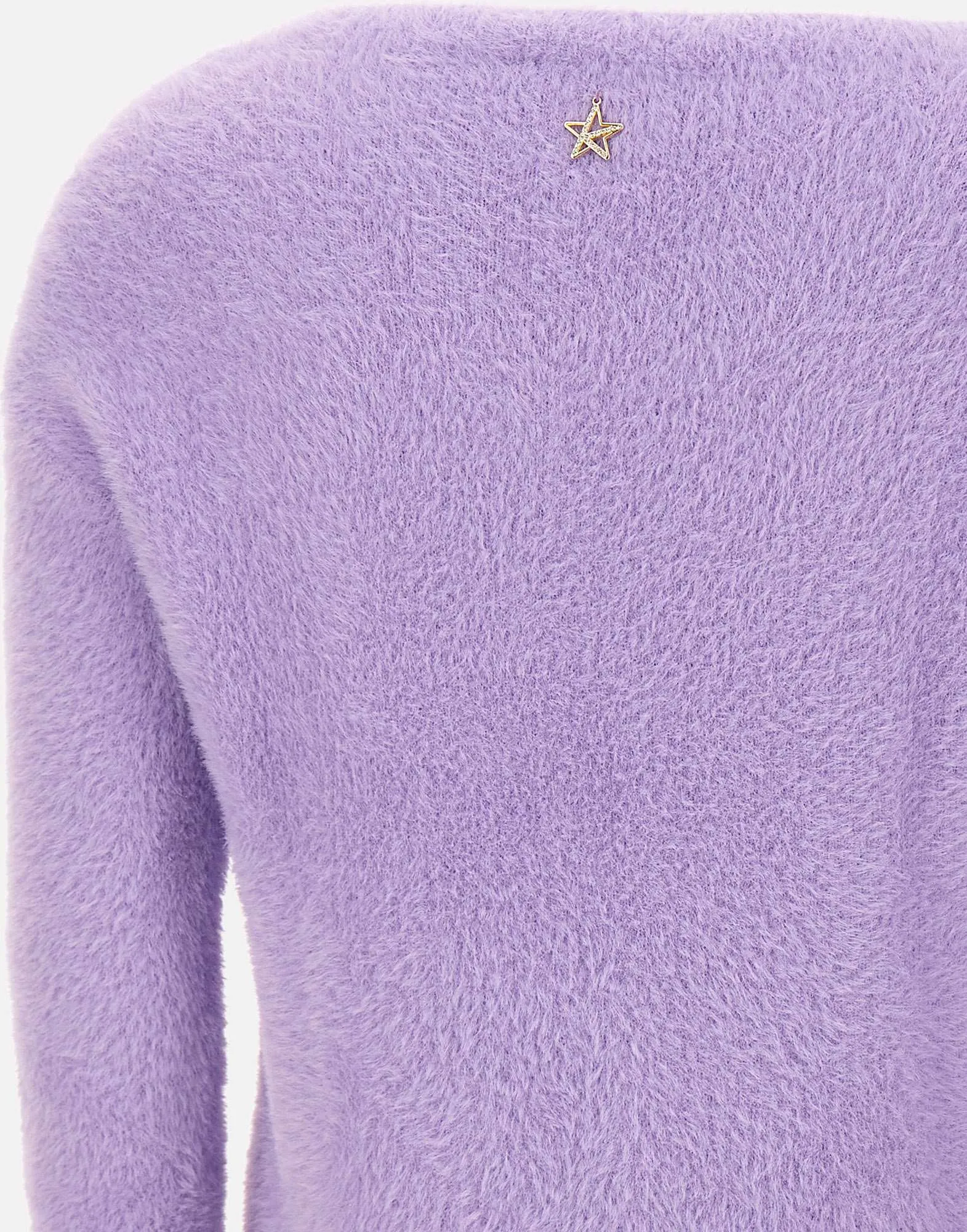 Lilac Fur Effect Sweater for Women