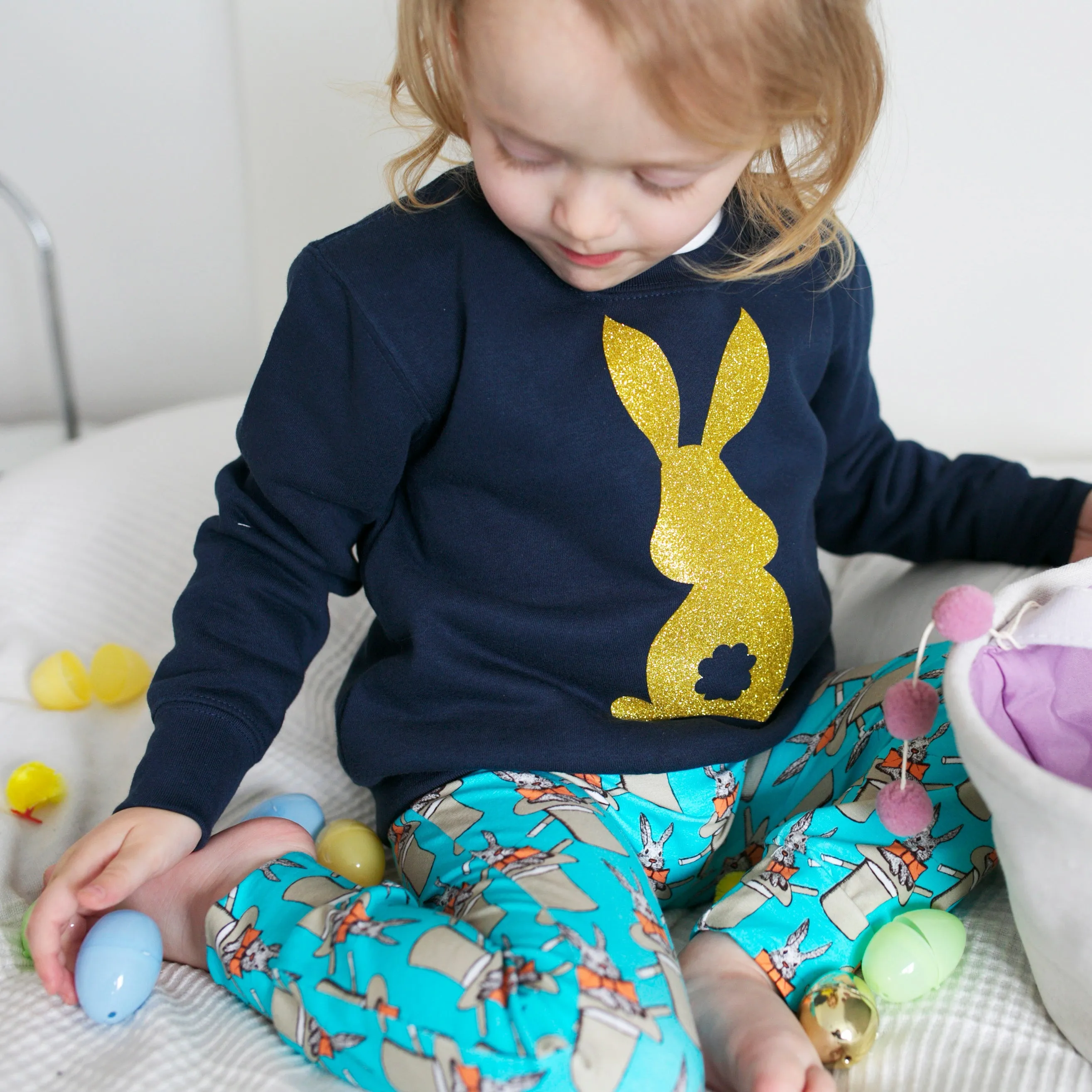 Magic Bunny Print Leggings