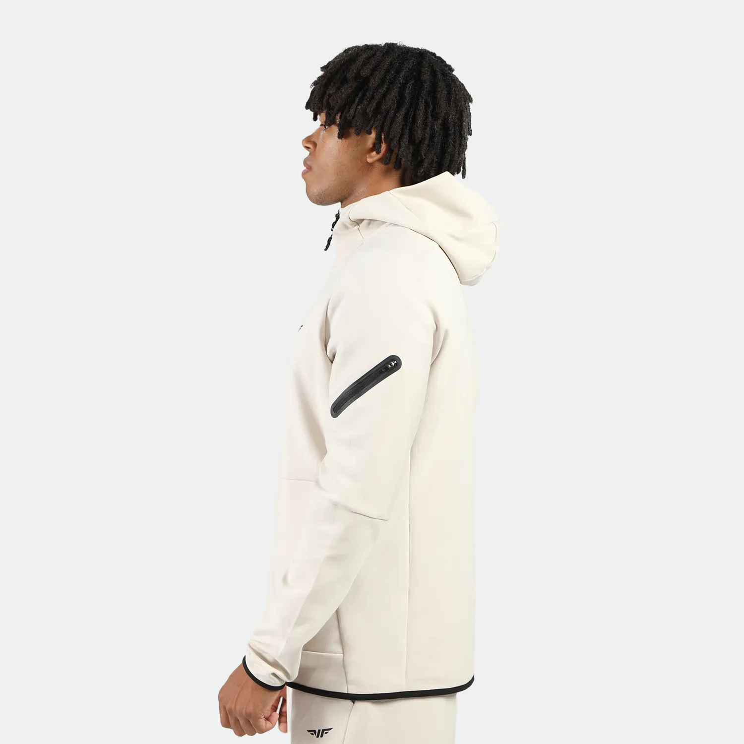 MEN-GO-BEYOND-TECH-ZIPPED-HOODIE (LIGHT-BEIGE)