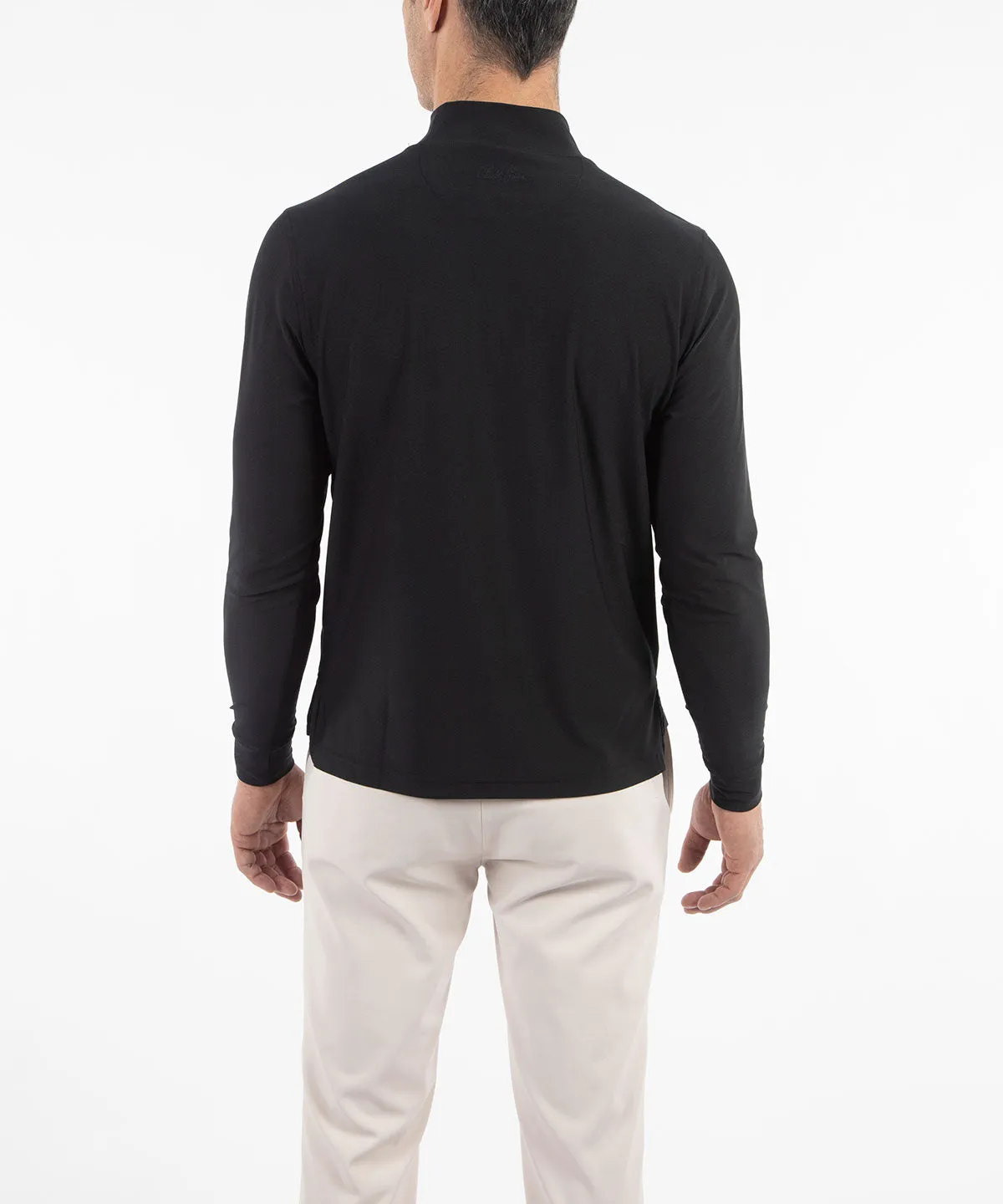 Performance Jersey Balata Long-Sleeve Mock Neck Shirt