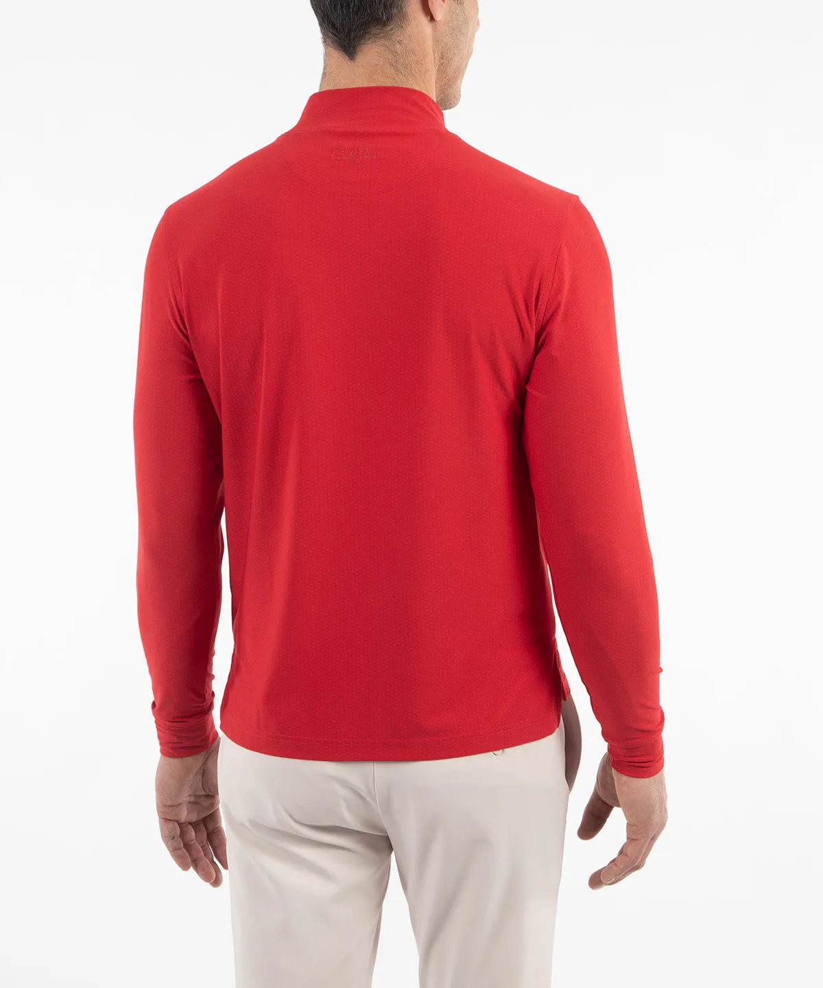 Performance Jersey Balata Long-Sleeve Mock Neck Shirt