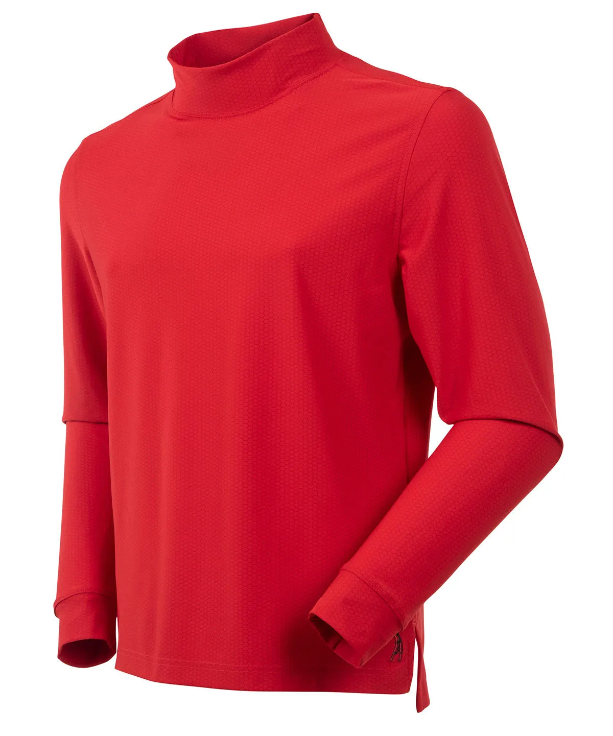 Performance Jersey Balata Long-Sleeve Mock Neck Shirt