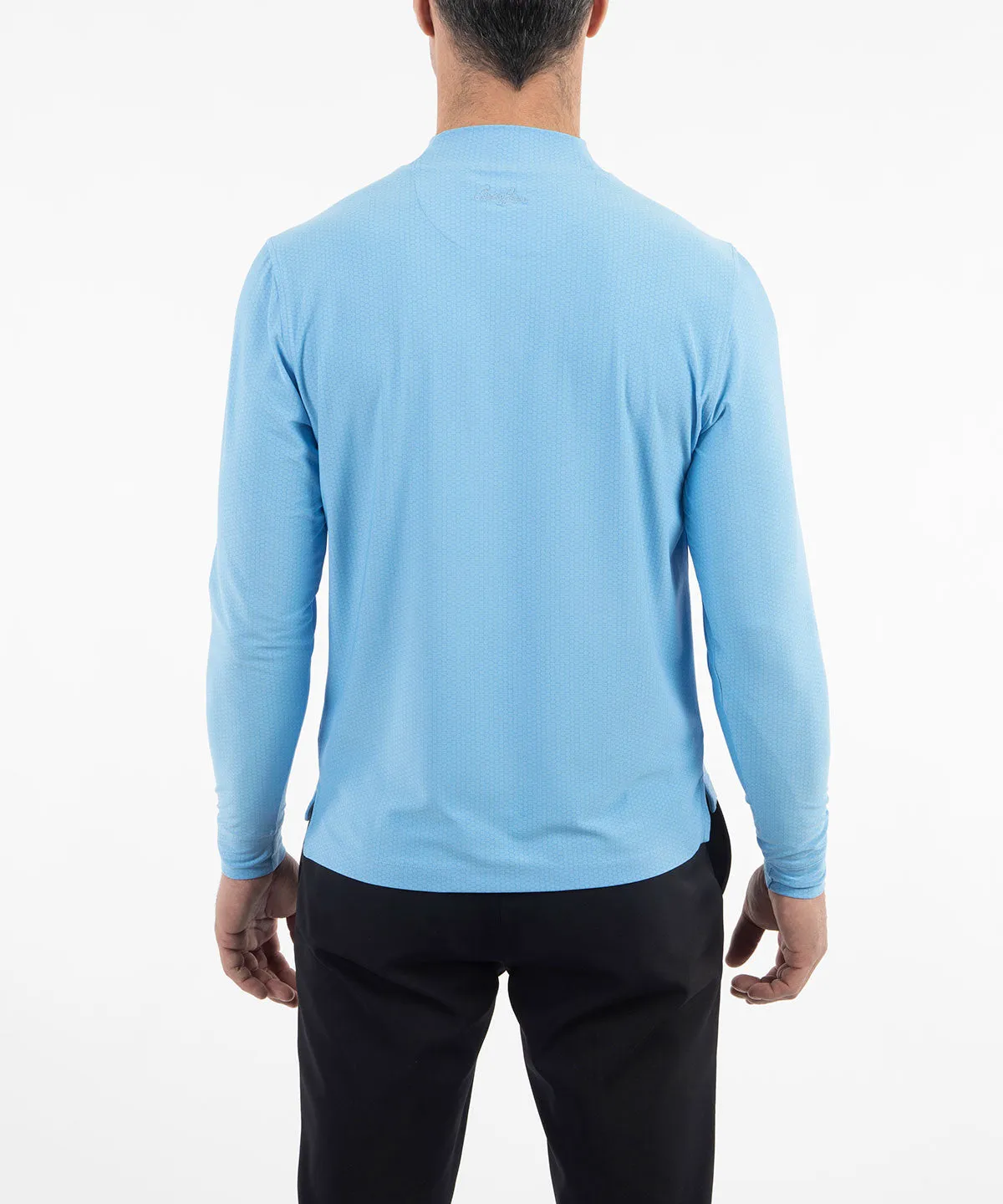 Performance Jersey Balata Long-Sleeve Mock Neck Shirt