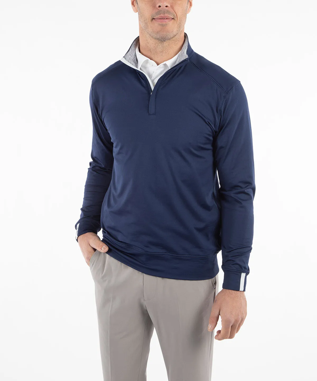 Performance Scorecard Quarter-Zip Long-Sleeve Pullover