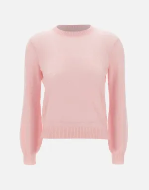 Pink Wool and Alpaca Sweater for Women