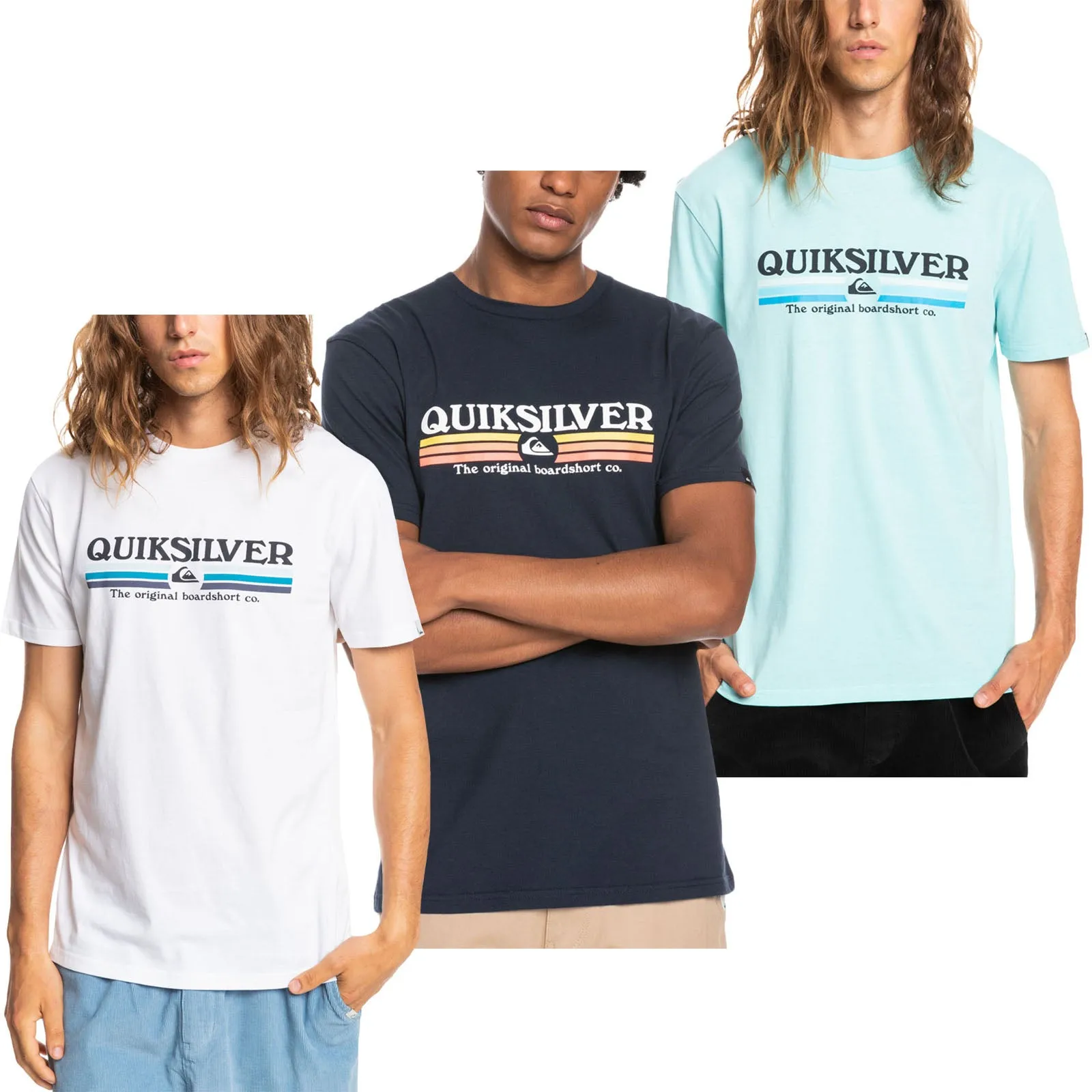 Quiksilver Mens Lined Up T-Shirt