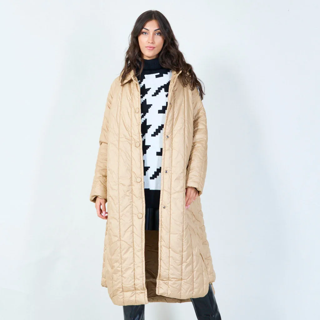 Quilted padded coat wholesale