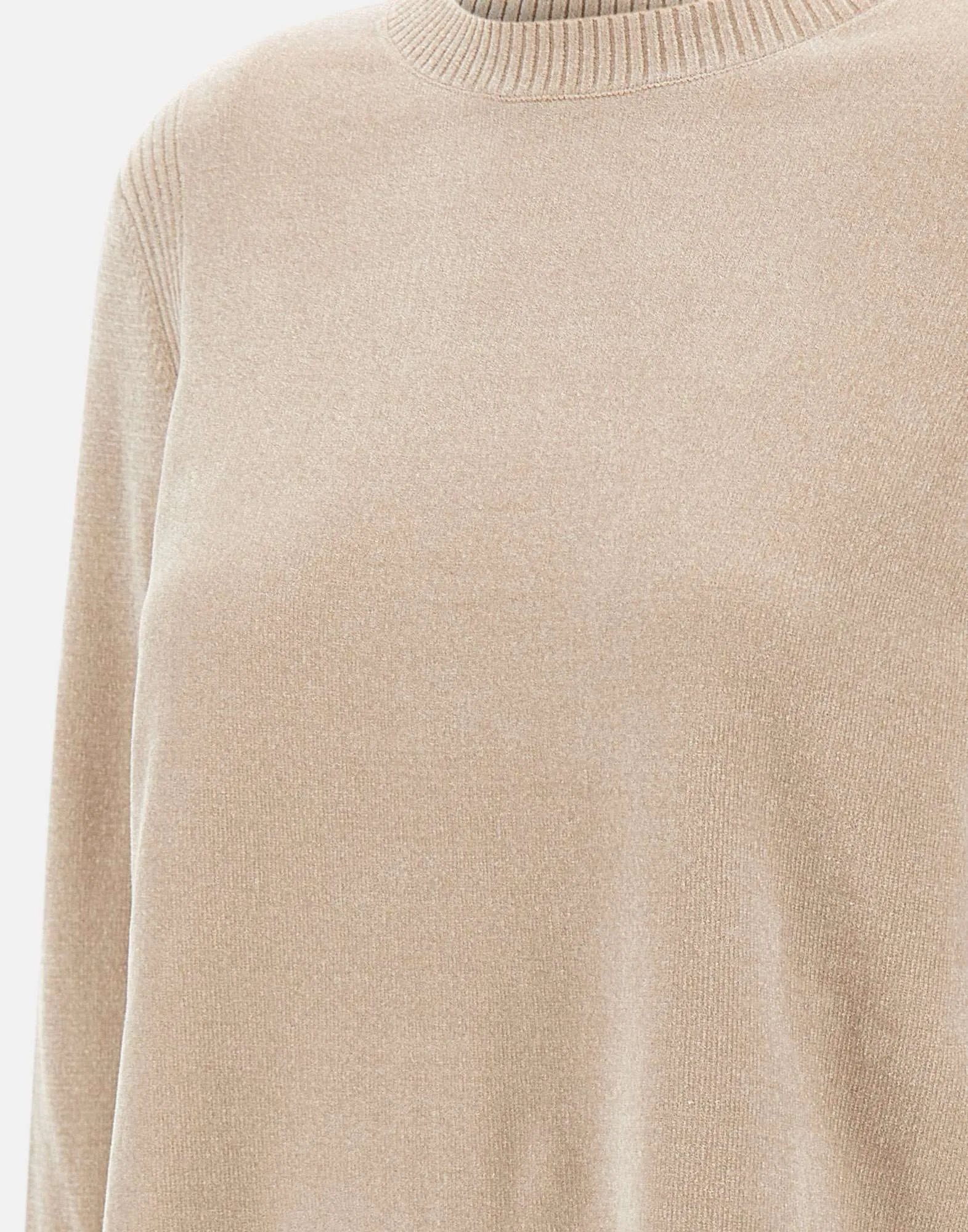 Sand Velvet Chenille Sweater for Women