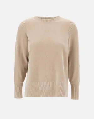 Sand Velvet Chenille Sweater for Women