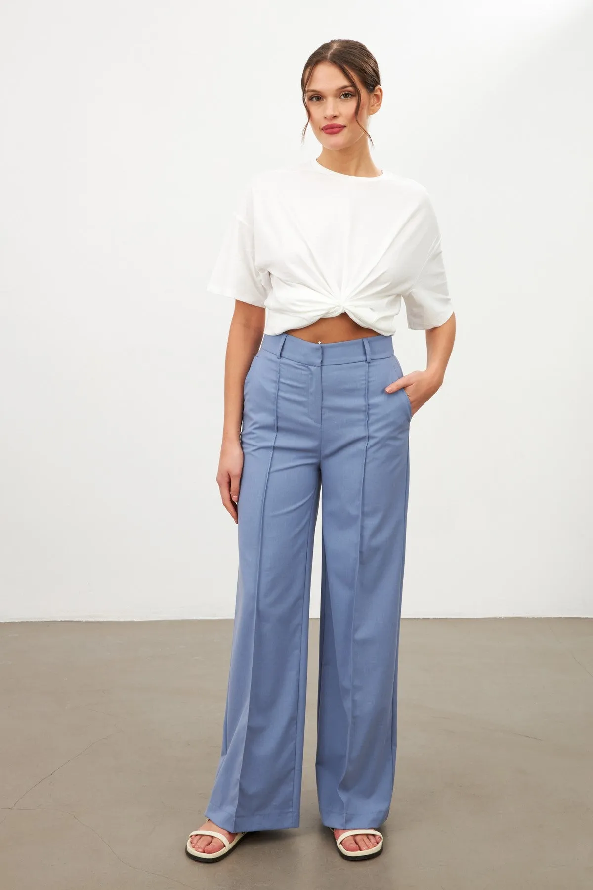 Setre Relaxed-Cut Trousers Blue