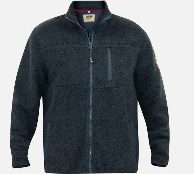 Sherpa Fleece Jacket - Navy