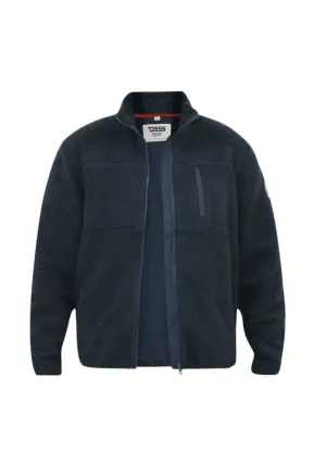 Sherpa Fleece Jacket - Navy