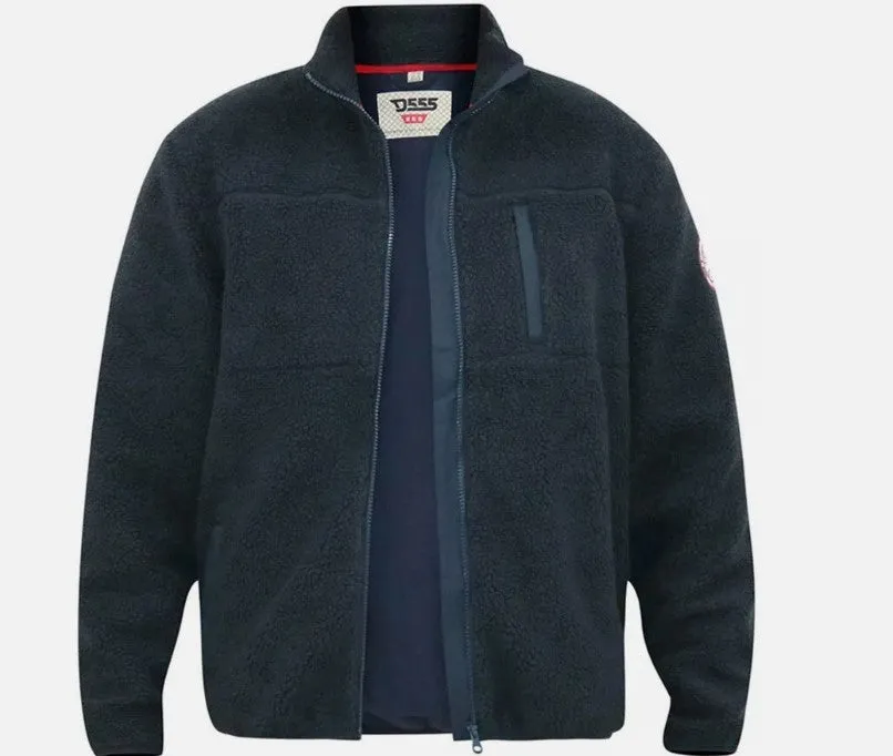 Sherpa Fleece Jacket - Navy