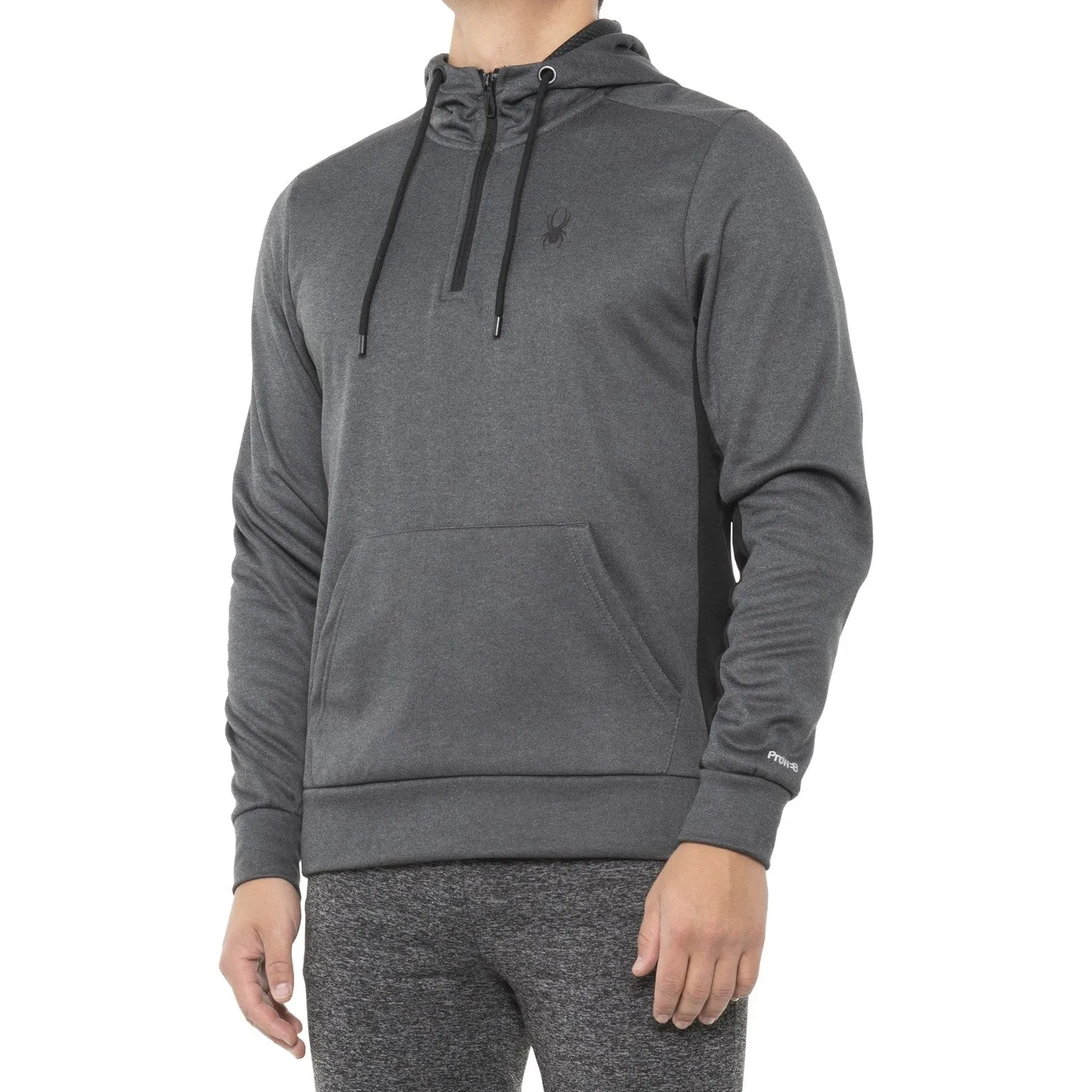 SPYDER MENS TOP DARK GREY SPM804RB