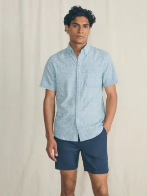 Stretch Playa SS Shirt- South Pacific Geo