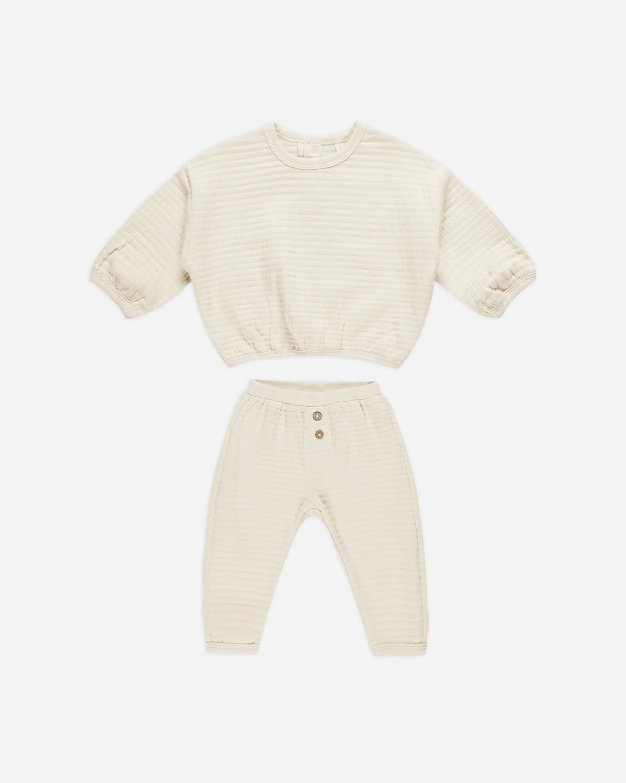 Textured Sweat Set