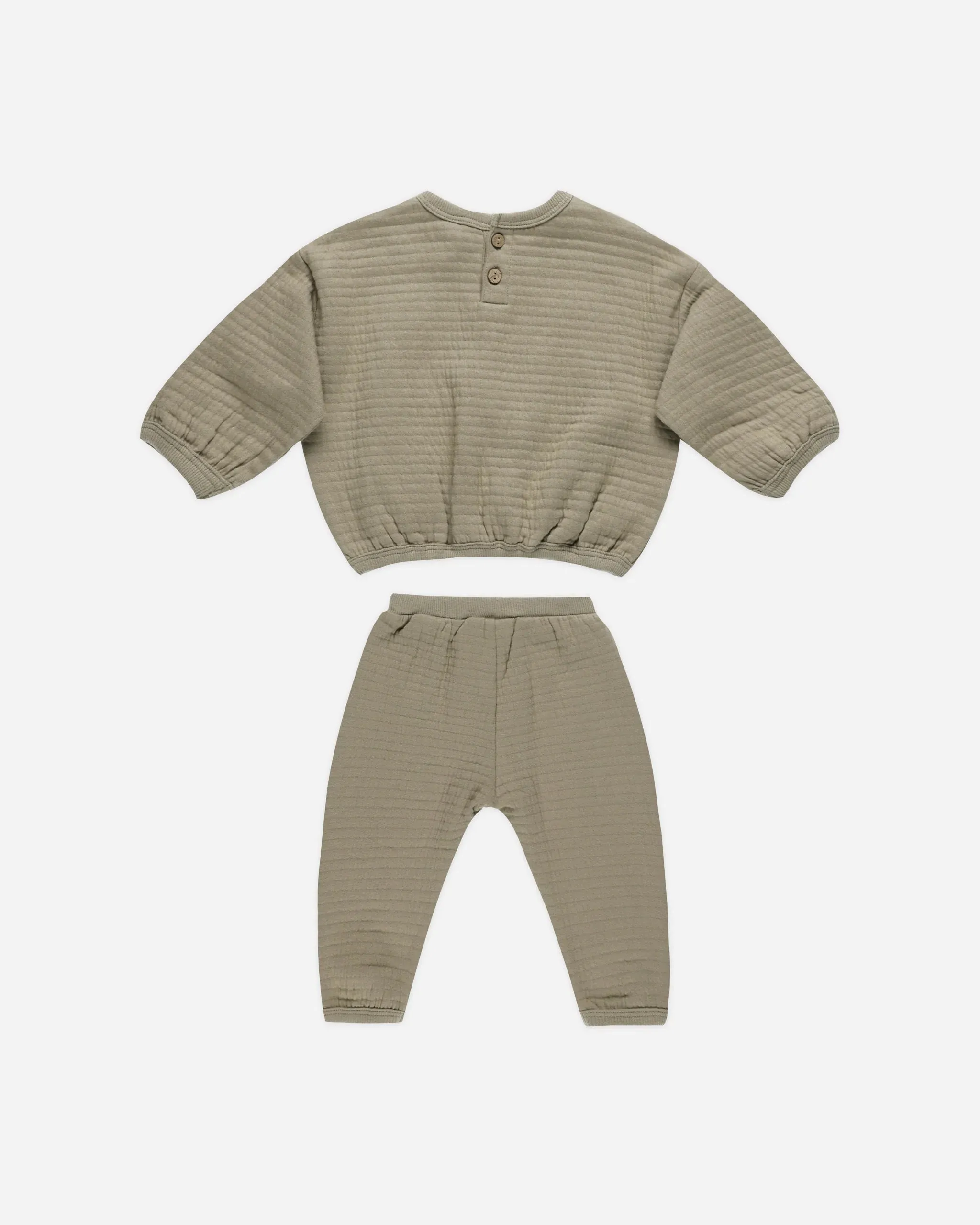 Textured Sweat Set