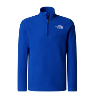 The North Face Teen Unisex Glacier 1/4 Zip Pullover Blue