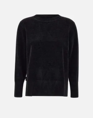 Velvet Women's Black Chenille Sweater